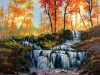 Autumn Waterfall STEP by STEP Acrylic Painting ColorByFeliks