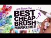 BEST CHEAP BRUSH MARKERS Ohuhu Dual Tip BrushChisel Tip Markers 48 set