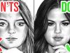 DO39S amp DON39TS How To Draw a Face Realistic Drawing Tutorial Step by Step