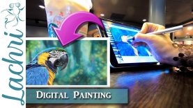 Digital Painting on a Samsung Galaxy Tab Lachri