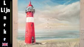 Easy LIGHTHOUSE for beginners Panpastel drawing