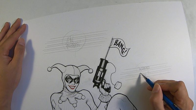 INKING comic book art with Facial Tissue - PaintingTube