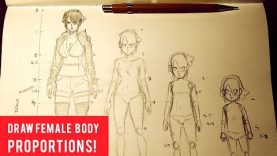 How To Draw Female Body Proportions