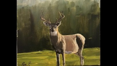 How to Paint a DEER in Acrylics Real time tutorial walk through