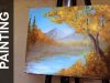 Painting a Autumn Forest Landscape with Acrylics in 10 Minutes