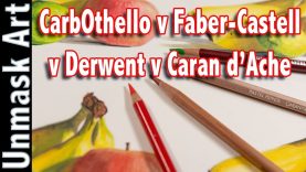 Pastel Pencil Review amp Demo Carbothello v Faber Castell v Derwent v Caran d39Ache