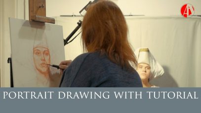 Portraiture drawing tutorial with FCAA Professor Victoria Lyadova