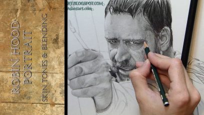 Robin Hood Drawing Portrait Skin Tones amp Blending for Tutorial Realist Ambrojordiartic