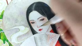 quotSoutheast Asian girlquot Watercolor Speedpaint by Haru.Haru666