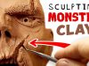 giant monster clay sculpture epi