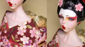 miharu geisha polymer clay sculp