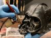 sculpting darth vaders skull