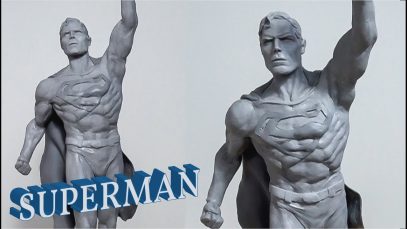 superman sculpting polymer clay