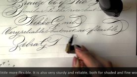 Comparison between popular Calligraphy nibs