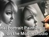 Stylised Digital Portrait Time Lapse Compilation