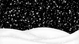 Falling Snow landscape for christmas composition. Adobe Illustrator tutorial