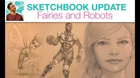 Fairies and Robots Sketchbook Update