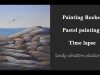 Pastel painting course Rocks and sky