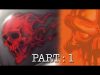 Skull with Red Candy Flames Step by Step Part 1