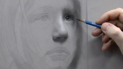 quotStaticquot – Portrait Drawing of a Child Part 2 of 5