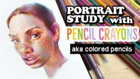 Real-time COLORED PENCIL Portrait Process