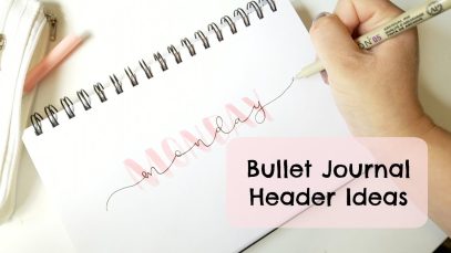 Bullet Journal Headers Bullet Journal Decor Ideas Bullet