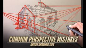 Common Perspective Mistakes Artist Drawing tips