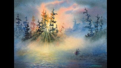 David R. Smith Watercolor Mist Demo