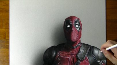 Deadpool Drawing How to draw 3D Art