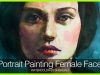 Eng sub Watercolor Portrait Painting Female Face Easy Tutorial 水彩で女性の顔を美しく描くコツ