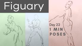 Figuary Day 22 How to do 1 MINUTE Poses