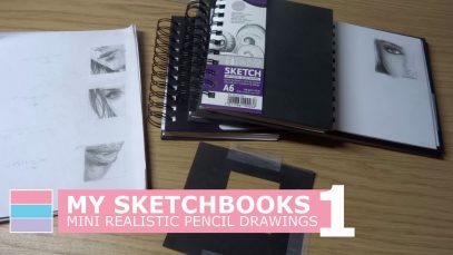 Flipping Through My Sketchbooks 1 Mini Realistic Pencil Drawings