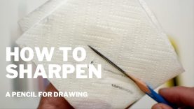 How To Sharpen A Pencil For Drawing Narrated