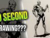 How to Draw Spider Man in UNDER 60 SECONDS Speed Drawing
