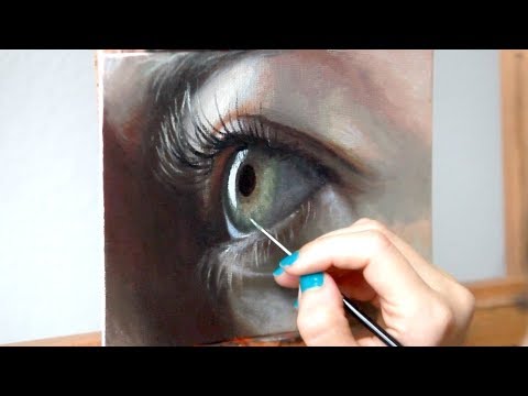 Oil Painting Time Lapse | Realistic Water Droplets - PaintingTube