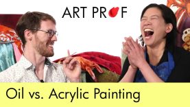 Oil Painting vs. Acrylic Painting Differences in Technique