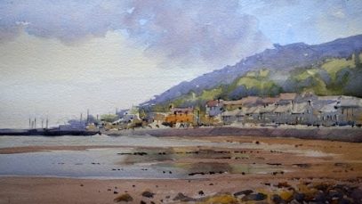 Painting a Beach in Watercolour