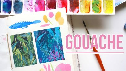 Painting with GOUACHE