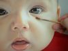 Photorealistic Portrait Painting oil painting of baby face by
