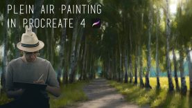 Plein Air Painting on Procreate 4 Beta