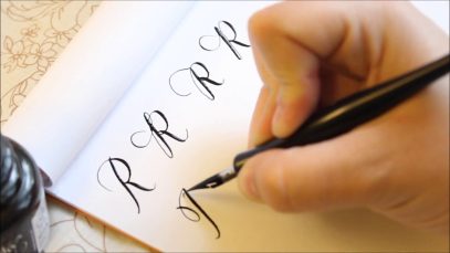 The Letter R Basic Calligraphy Tutorial