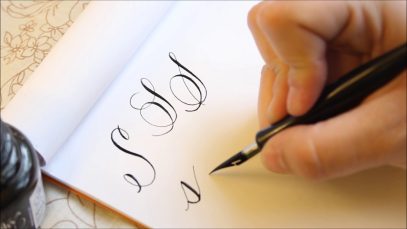 The Letter S Basic Calligraphy Tutorial