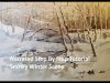 Transparent Watercolor Narrated Step by Step Tutorial Snowy Winter Scene
