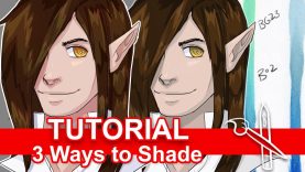 Tutorial Shading with Color versus Grey Hue Saturation and Brightness