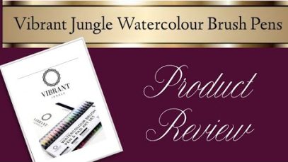 Vibrant Jungle Watercolour Brush Pens Review