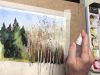 Watercolor demo painting sunny winter day feels like a spring