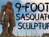 9 Foot Metal Sasquatch Sculpture Time Lapse Short Documentary