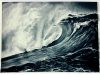 Charcoal Drawing Timelapse Ocean Wave