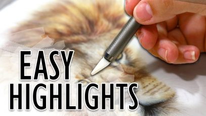 Creating Highlights In Colored Pencil with a Craft Knife