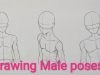 Drawing Some Mangaanime Male poses